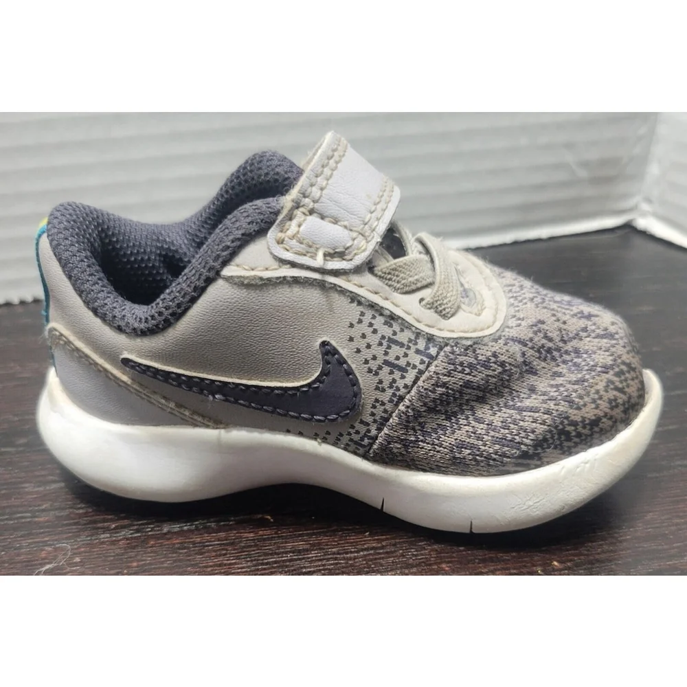 Nike Flex Contact Grey Running Shoes - Baby Toddler Size 4c (917935-008)